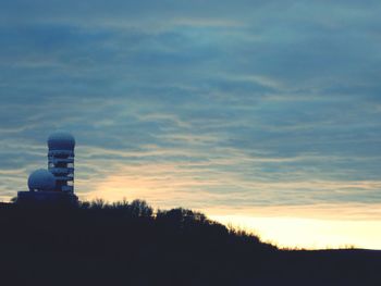 Scenic view of landscape at sunset