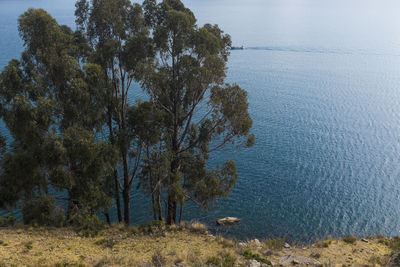 Scenic view of river against sky