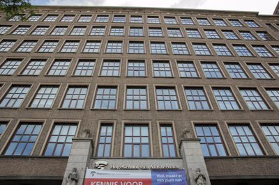 Low angle view of building against sky