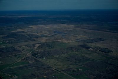 Aerial view of landscape