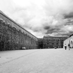 View of historic building against cloudy sky