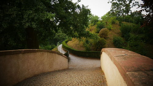 Bridge over river against sky