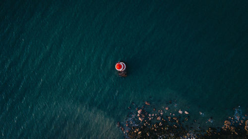 Aerial shot of the lighthouse