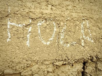 Full frame shot of sand