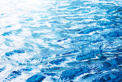 High angle view of swimming pool