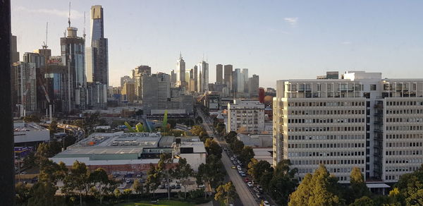 Buildings in city