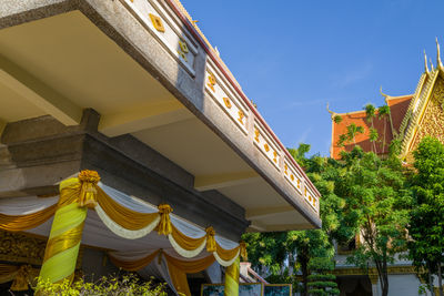 Exterior of the of the wat langka temple in phnom penh