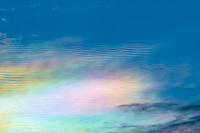 Full frame shot of sea against blue sky