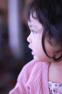 Close-up portrait of a woman