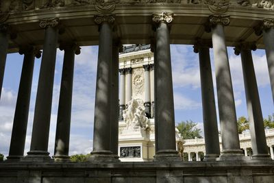 Low angle view of historical building