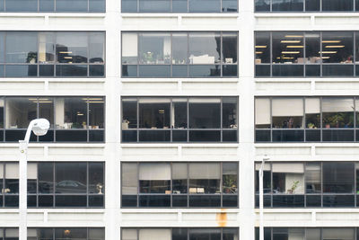 Full frame shot of glass building