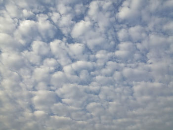 Low angle view of clouds in sky