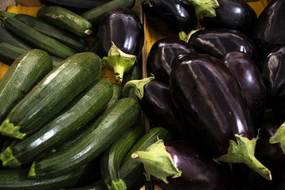 Close-up of vegetables for sale in market