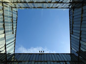 Close-up of window against sky