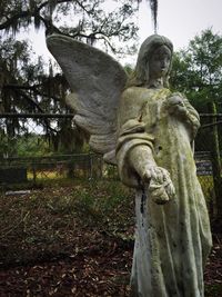 Statue of a cemetery