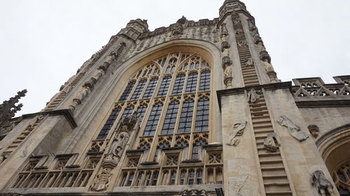 Low angle view of historical building