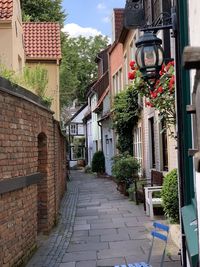 Street amidst buildings in town