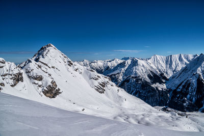 Winter mountain landscape