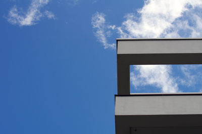 Low angle view of building against sky