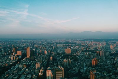 Aerial view of cityscape