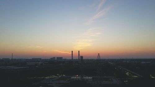 Scenic view of sky during sunset