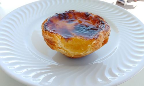 Close-up of dessert in plate