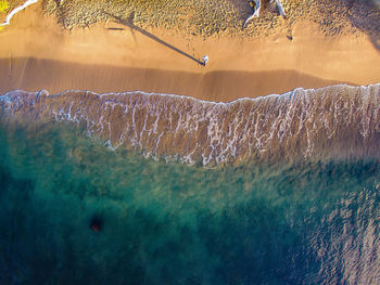 Aerial view of sea