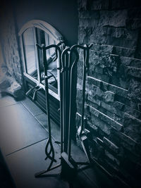 Interior of abandoned building