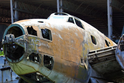 Abandoned airplane