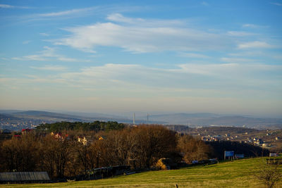 Scenic view of landscape against sky