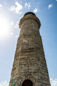 Low angle view of historical building against sky