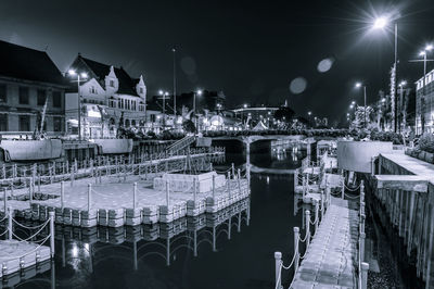 View of buildings at waterfront