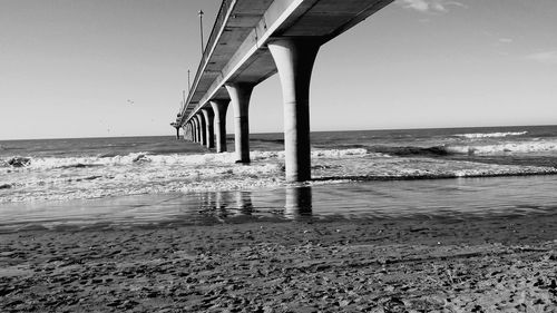 Pier in sea