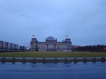Buildings at waterfront