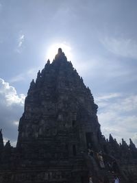 Low angle view of historical building against sky