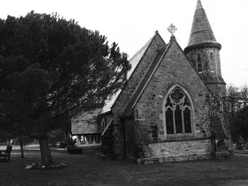 Low angle view of church