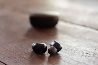 Close-up of cup on table