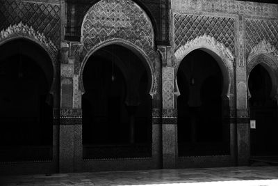 Entrance of historic building