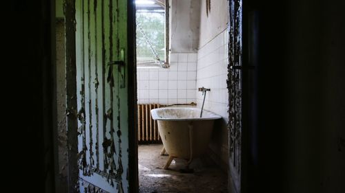 Interior of abandoned room