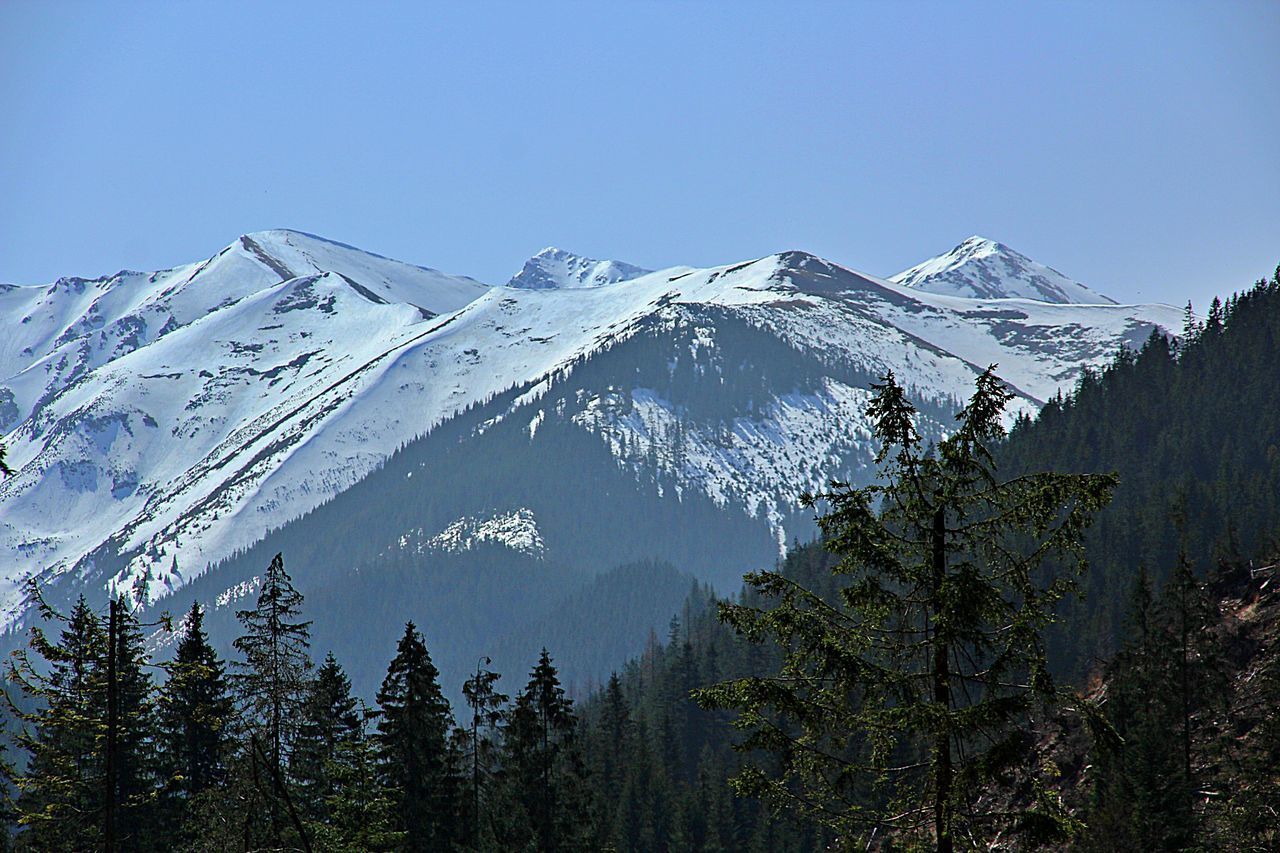 SCENIC VIEW OF SNOW MOUNTAINS AGAINST SKY