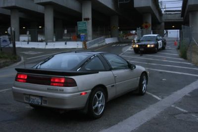 View of cars on road