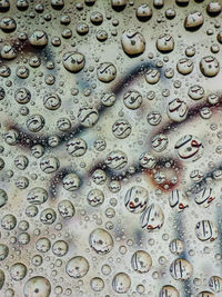 Full frame shot of water drops