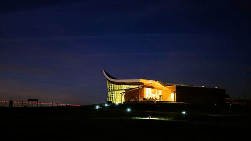 View of building at night