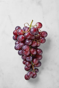 High angle view of grapes
