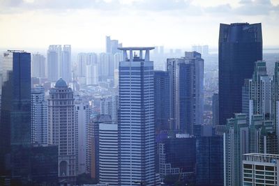 Cityscape against sky