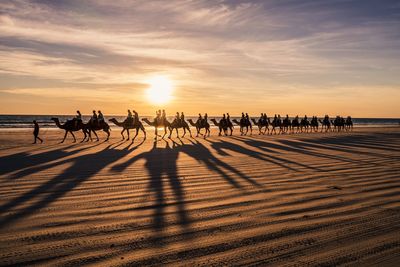 Group of people on the beach