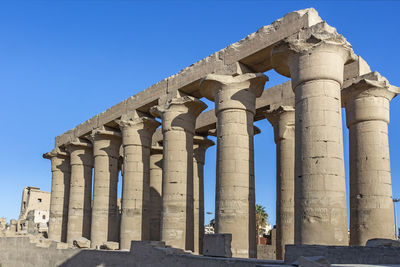 Low angle view of historical building against sky