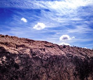 Low angle view of cloudy sky