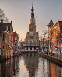 Alkmaar at sunset