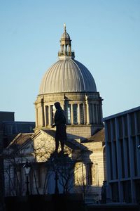 Low angle view of building against sky